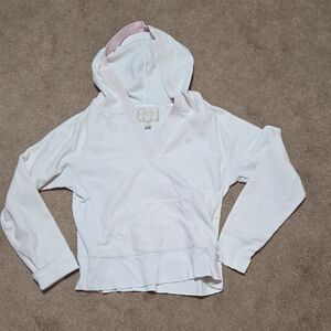 American Eagle Outfitters Cream V-Neck Top